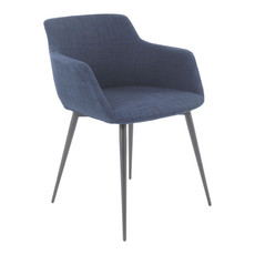 Moe's Home Collection Ronda Arm Chair Blue-M2