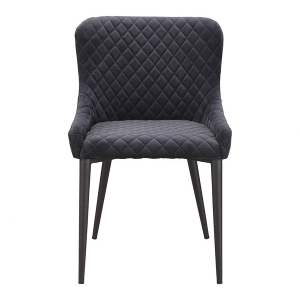 Moe's Home Collection Etta Dining Chair Dark Grey