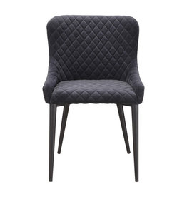 Moe's Home Collection Etta Dining Chair Dark Grey