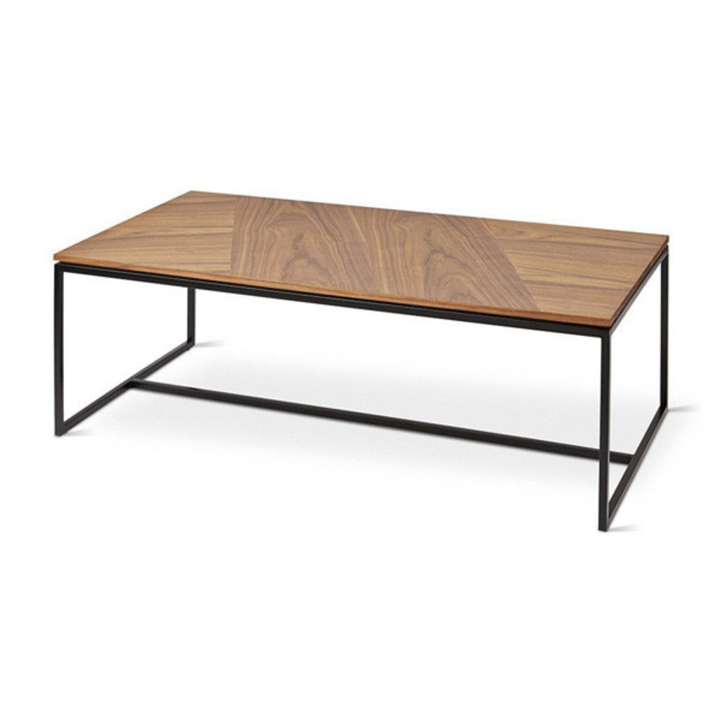 Gus Modern Tobias Coffee Table Rectangle Walnut Black