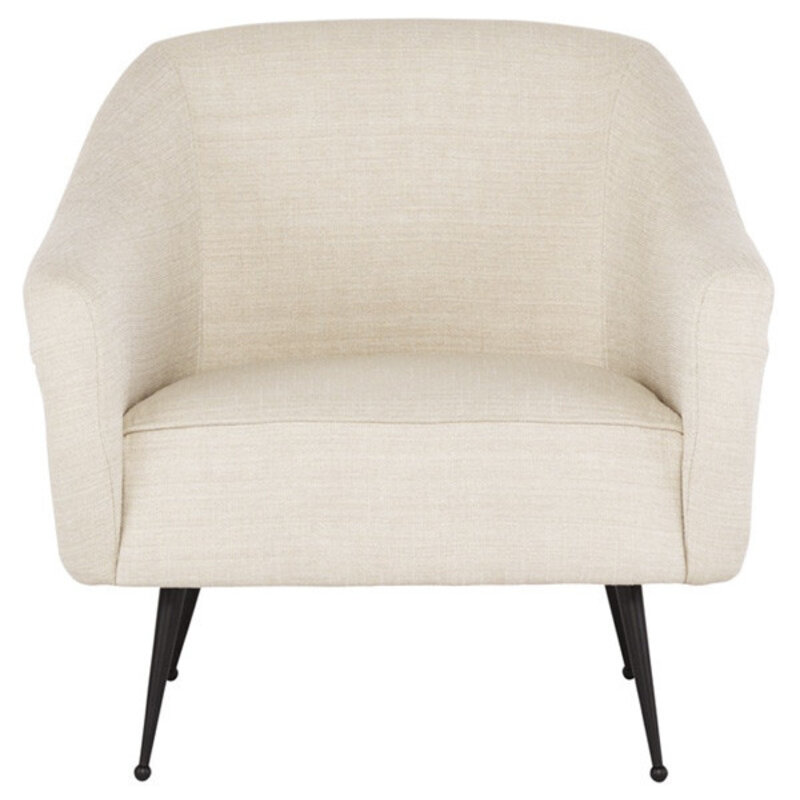 Nuevo Living Lucie  Occasional  Chair  Sand Black Legs