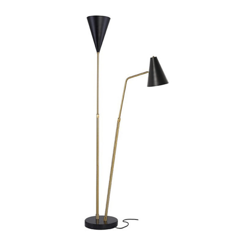 Nuevo Living Celika Floor Lamp - Gold Base