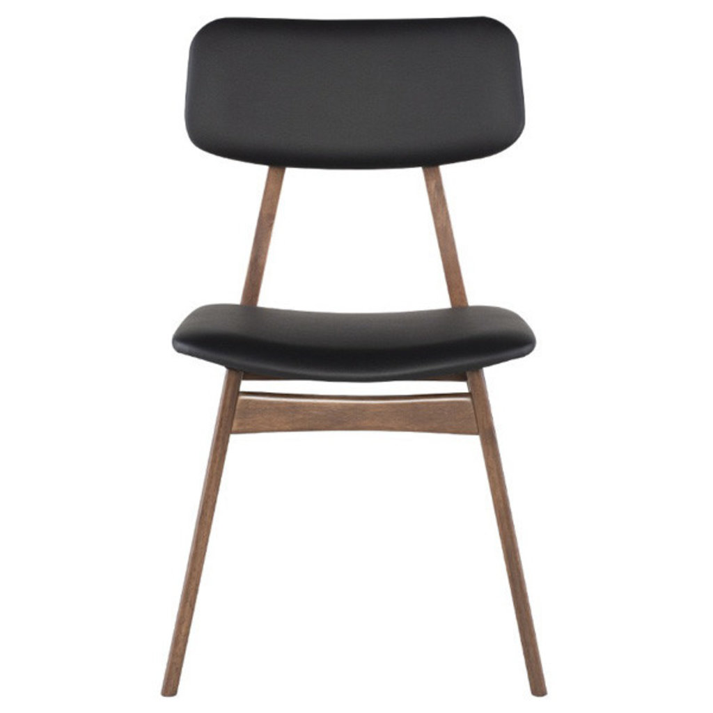 Scott Dining Chair Walnut/ Black