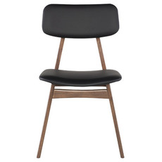 Scott Dining Chair Walnut/ Black