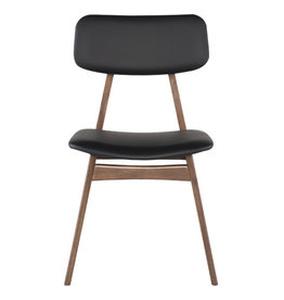 Nuevo Living Scott Dining Chair Walnut/ Black