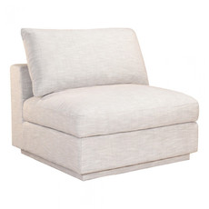 Moe's Home Collection Justin Slipper Chair Taupe