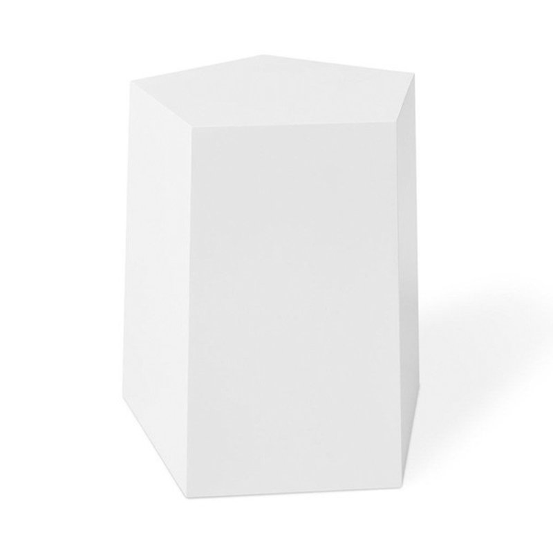 Gus Modern Facet Table Matte White 7