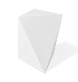 Gus Modern Facet Table Matte White 8