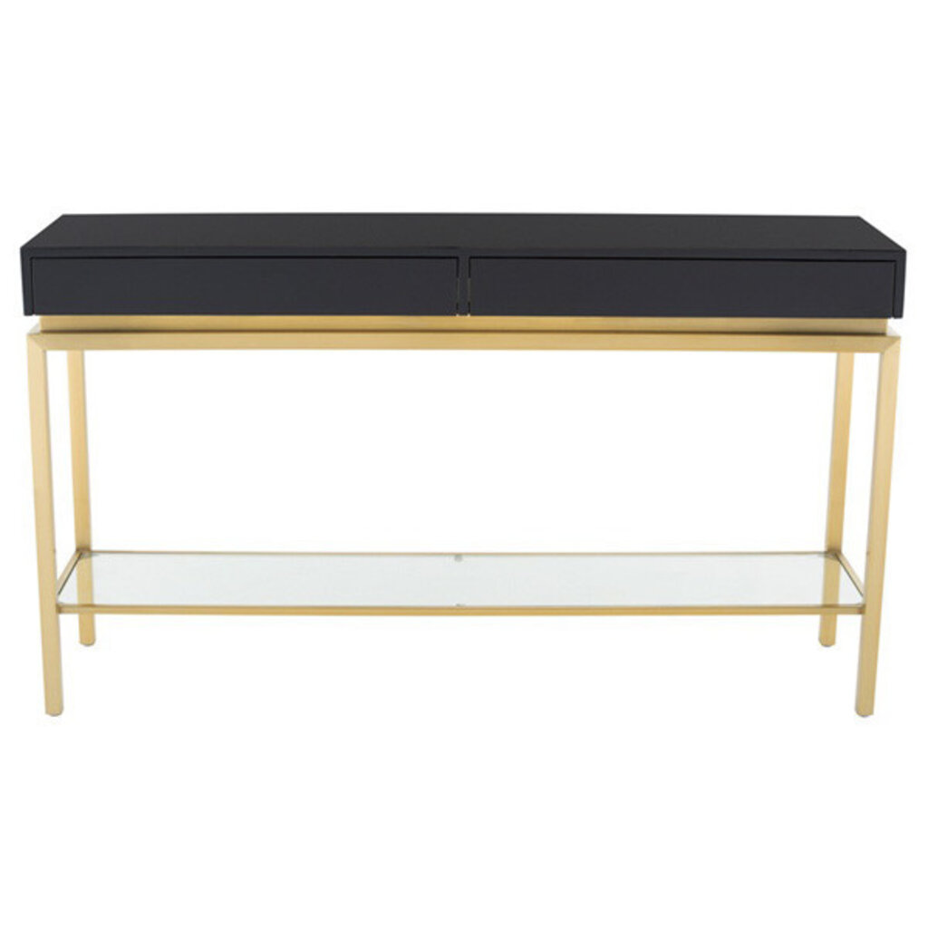 Isabella Console - Black Gold legs