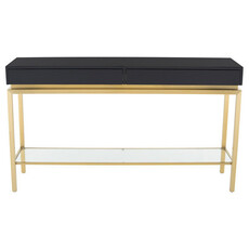 Isabella Console - Black Gold legs