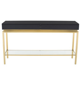Isabella Console - Black Gold legs