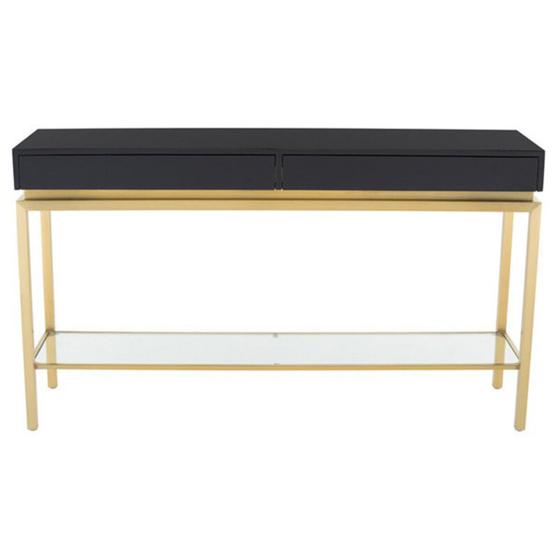 Isabella Console - Black Gold legs
