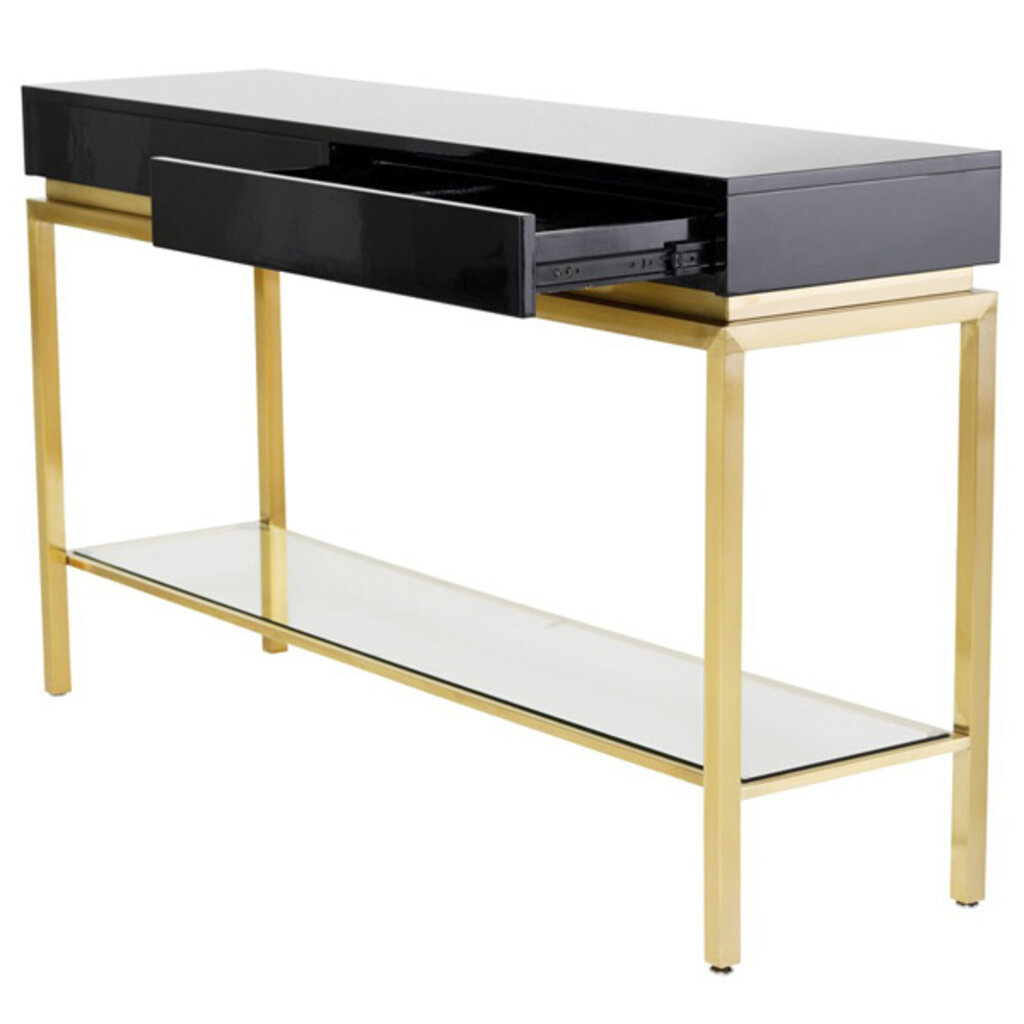 Isabella Console - Black Gold legs