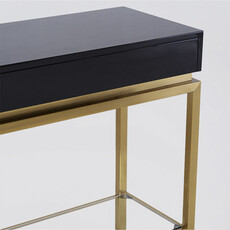Isabella Console - Black Gold legs