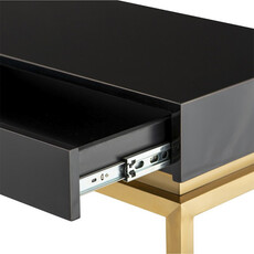 Isabella Console - Black Gold legs