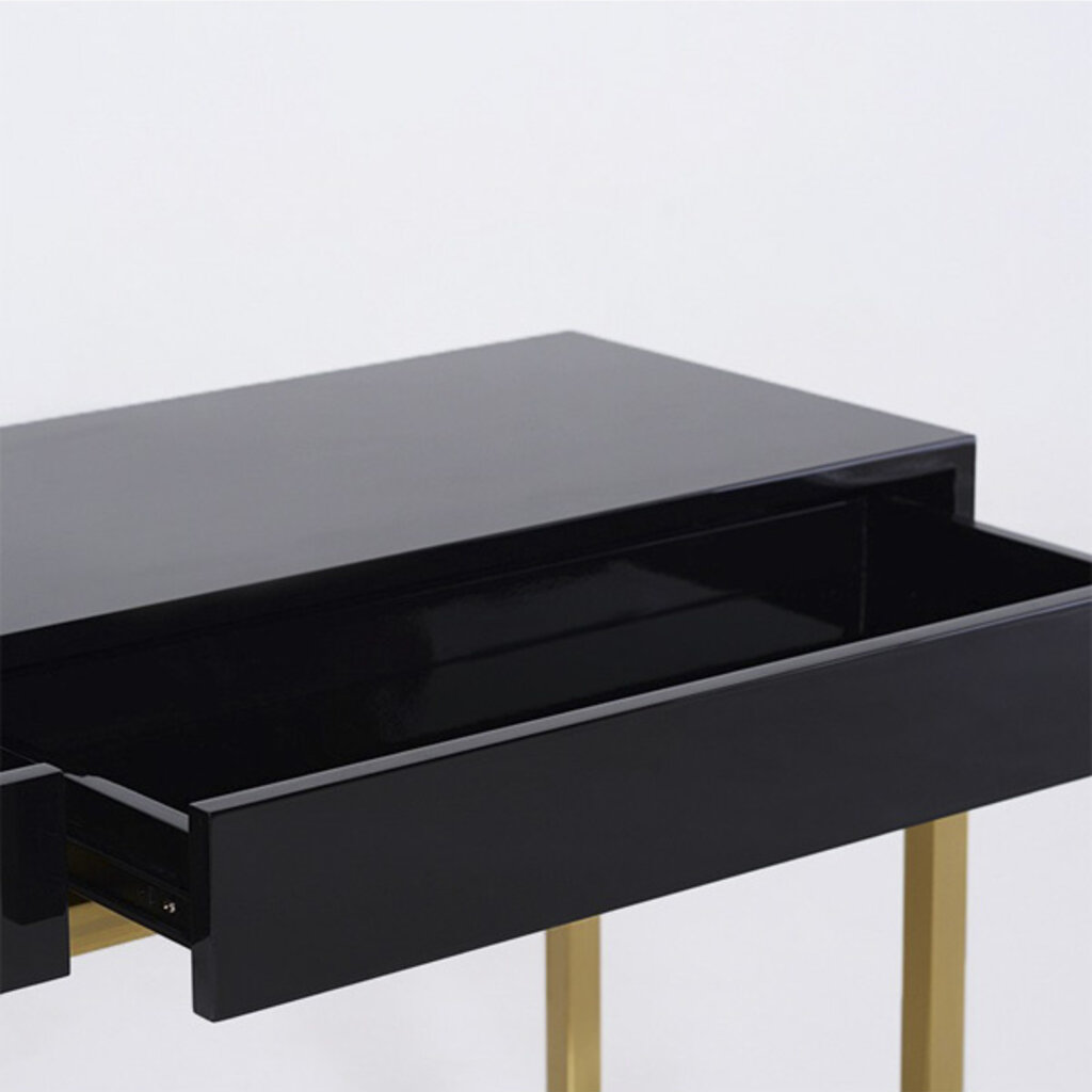 Isabella Console - Black Gold legs