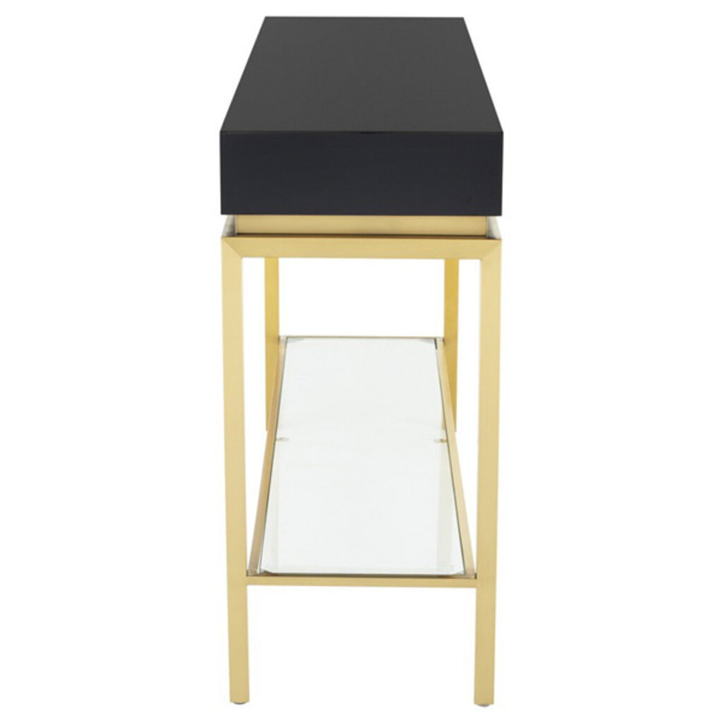 Isabella Console - Black Gold legs