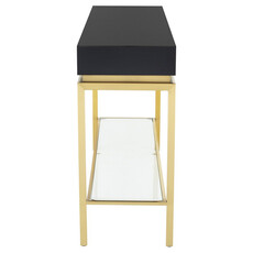 Isabella Console - Black Gold legs
