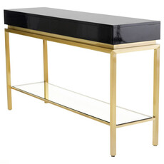 Isabella Console - Black Gold legs