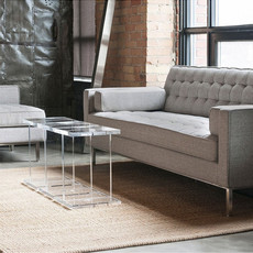 Gus Modern Acrylic I-Beam Table