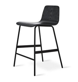Gus Modern Lecture Counter Stool Ash Black