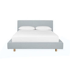 Gus Modern Parcel Bed Stockholm Celeste Ash Natural Queen