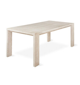 Gus Modern Plank Dining Table White Wash