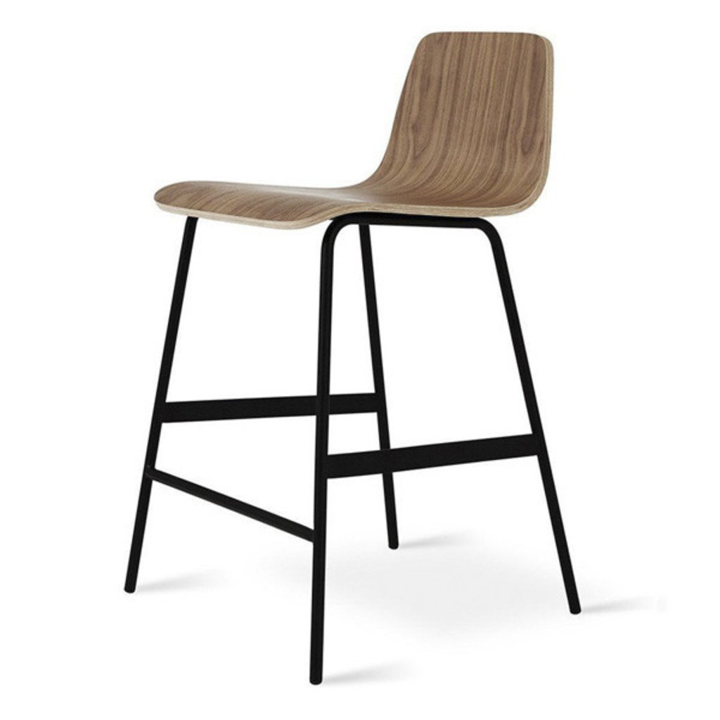 Gus Modern Lecture Counter Stool Walnut