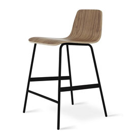 Gus Modern Lecture Counter Stool Walnut