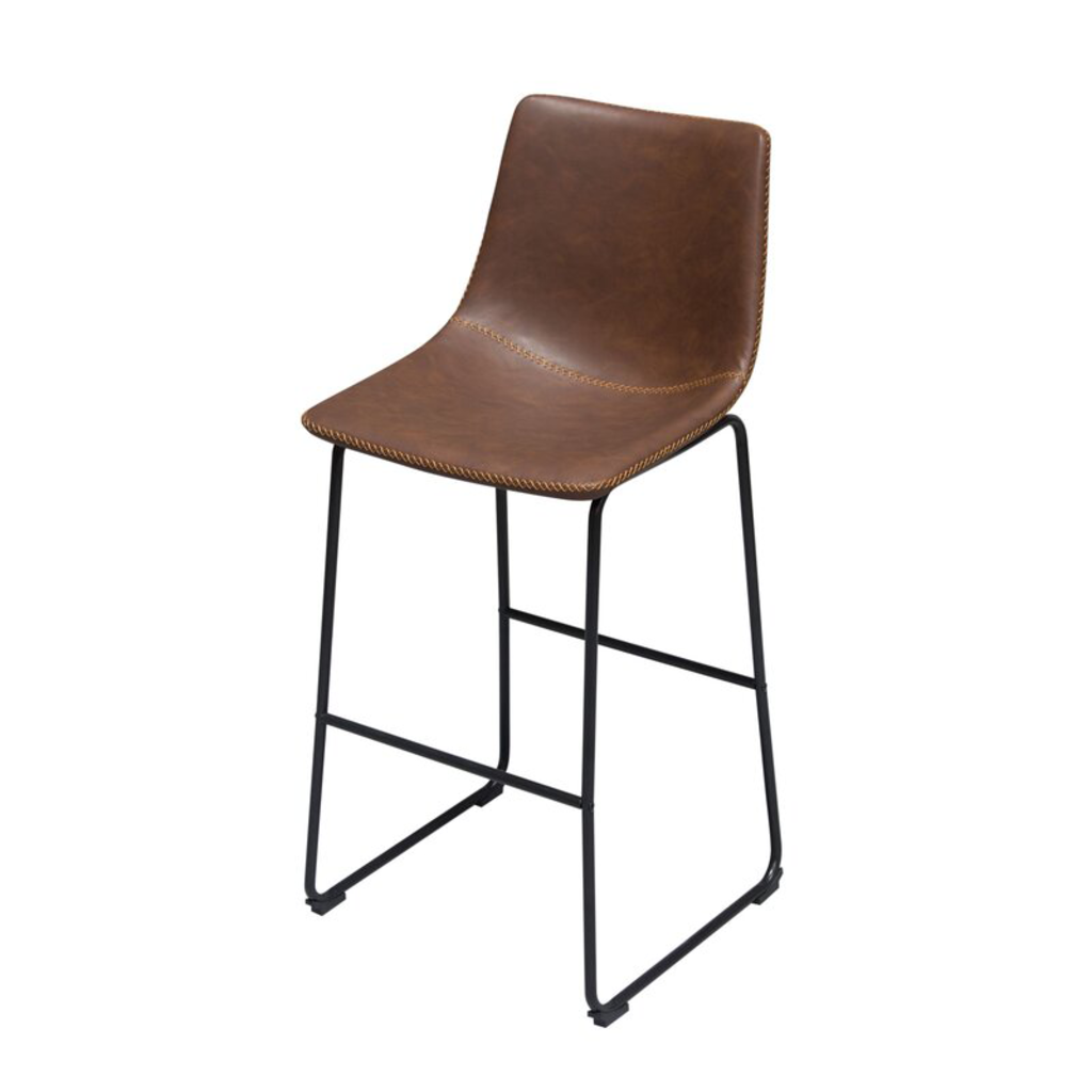 Diamond Sofa Theo Bar Stool Chocolate