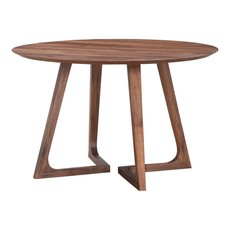 Moe's Home Collection Godenza Dining Table Round Walnut