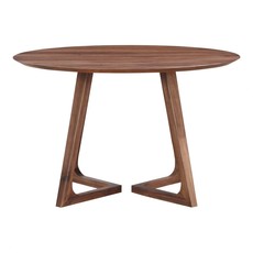 Moe's Home Collection Godenza Dining Table Round Walnut