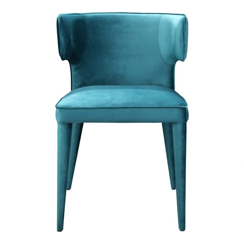 Moe's Home Collection Jennaya Dining Chair Teal