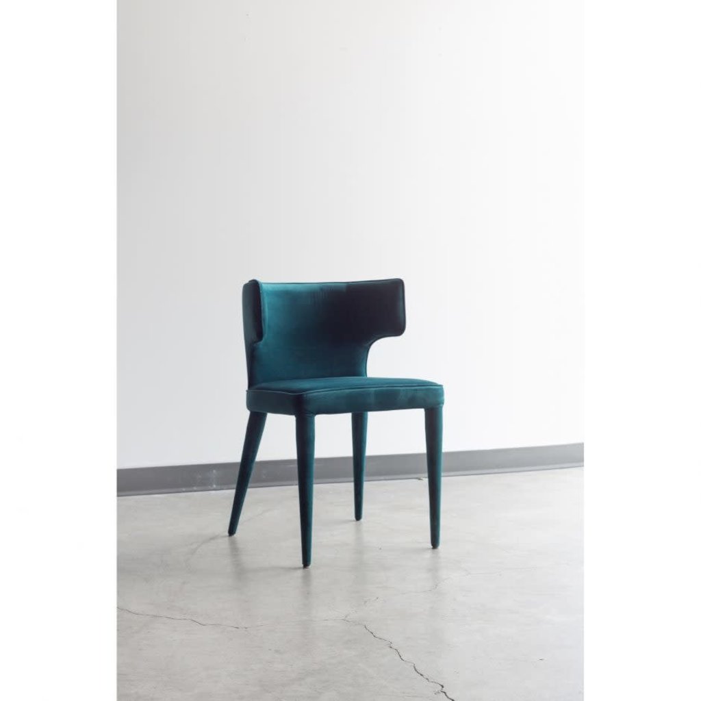 Moe's Home Collection Jennaya Dining Chair Teal