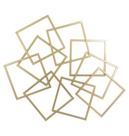 Moe's Home Collection Quad Wall Art Gold