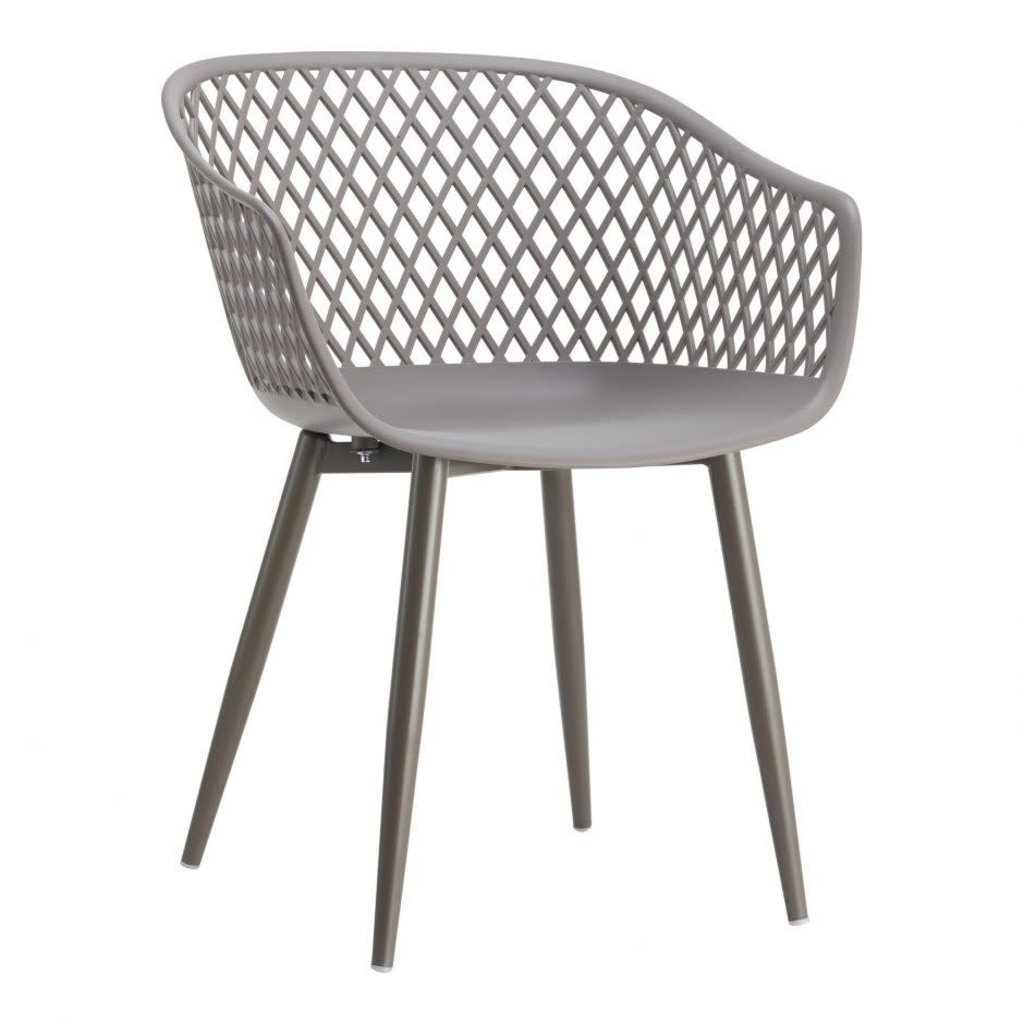 Moe's Home Collection Piazza Outdoor Chair Grey-M2