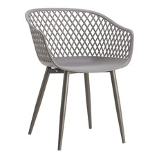 Moe's Home Collection Piazza Outdoor Chair Grey-M2