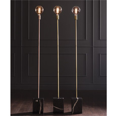 Nuevo Living Slim Lighting Floor Brass/Black