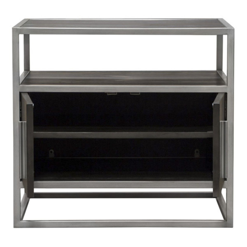 Diamond Sofa Empire Nightstands Silver Frame