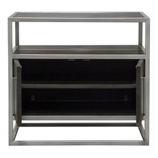 Diamond Sofa Empire Nightstands Silver Frame