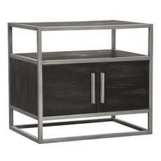 Diamond Sofa Empire Nightstands Silver Frame