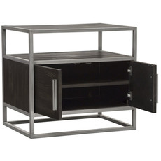 Diamond Sofa Empire Nightstands Silver Frame