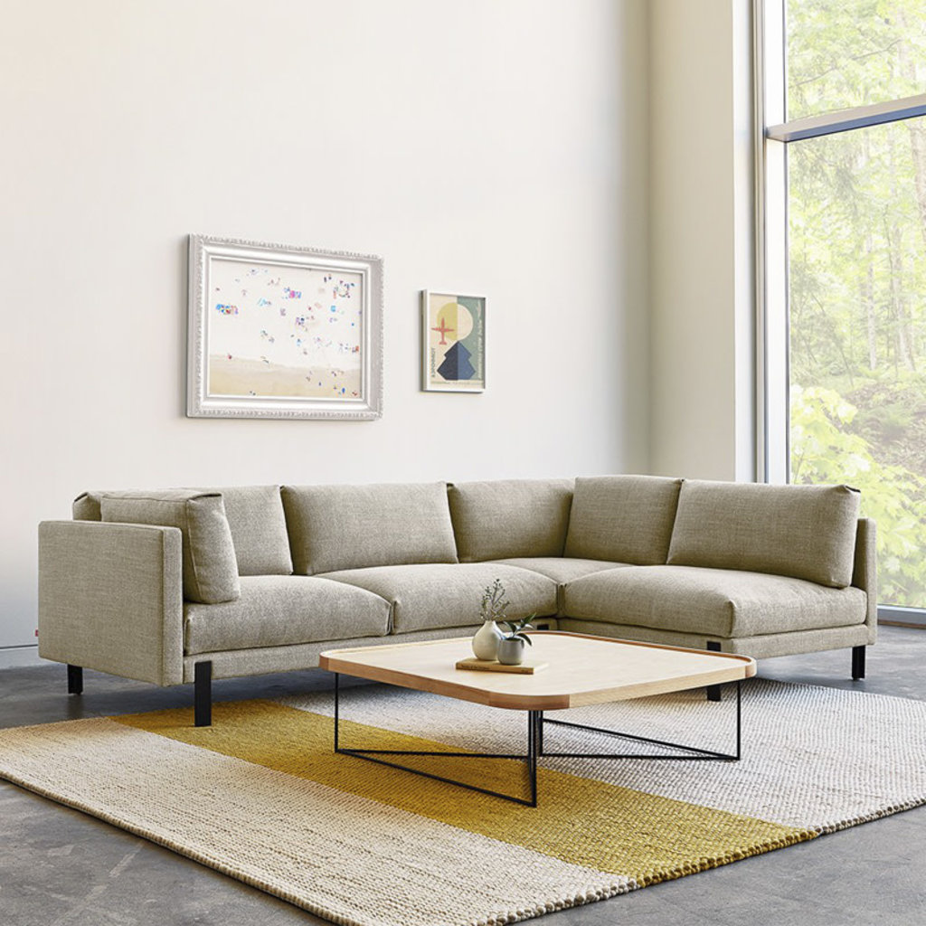 Gus Modern Silverlake Sectional LF Andorra Almond