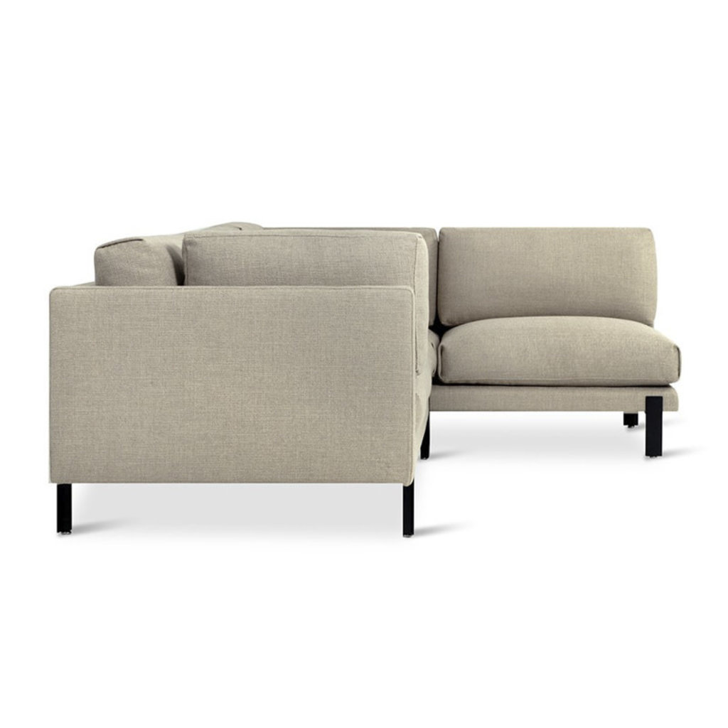 Gus Modern Silverlake Sectional LF Andorra Almond