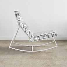Gus Modern GT Rocker White Powder Coat Lino Birch
