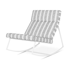 Gus Modern GT Rocker White Powder Coat Lino Birch
