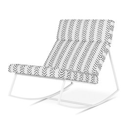 Gus Modern GT Rocker White Powder Coat Lino Birch