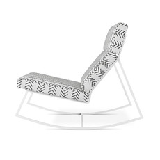 Gus Modern GT Rocker White Powder Coat Lino Birch