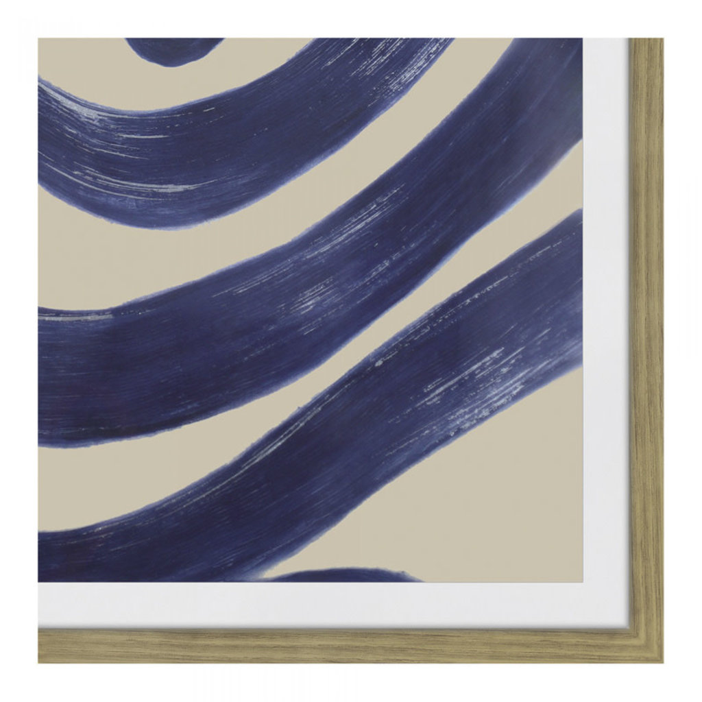 Moe's Home Collection Clarity 1 Abstract Ink Print Wall Décor