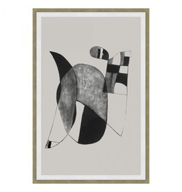 Moe's Home Collection Happiness 2 Abstract Ink Print Wall Décor
